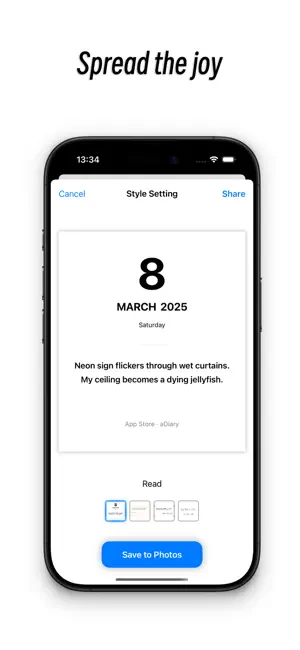 aDiary - Type. Save. Live. screenshot 3