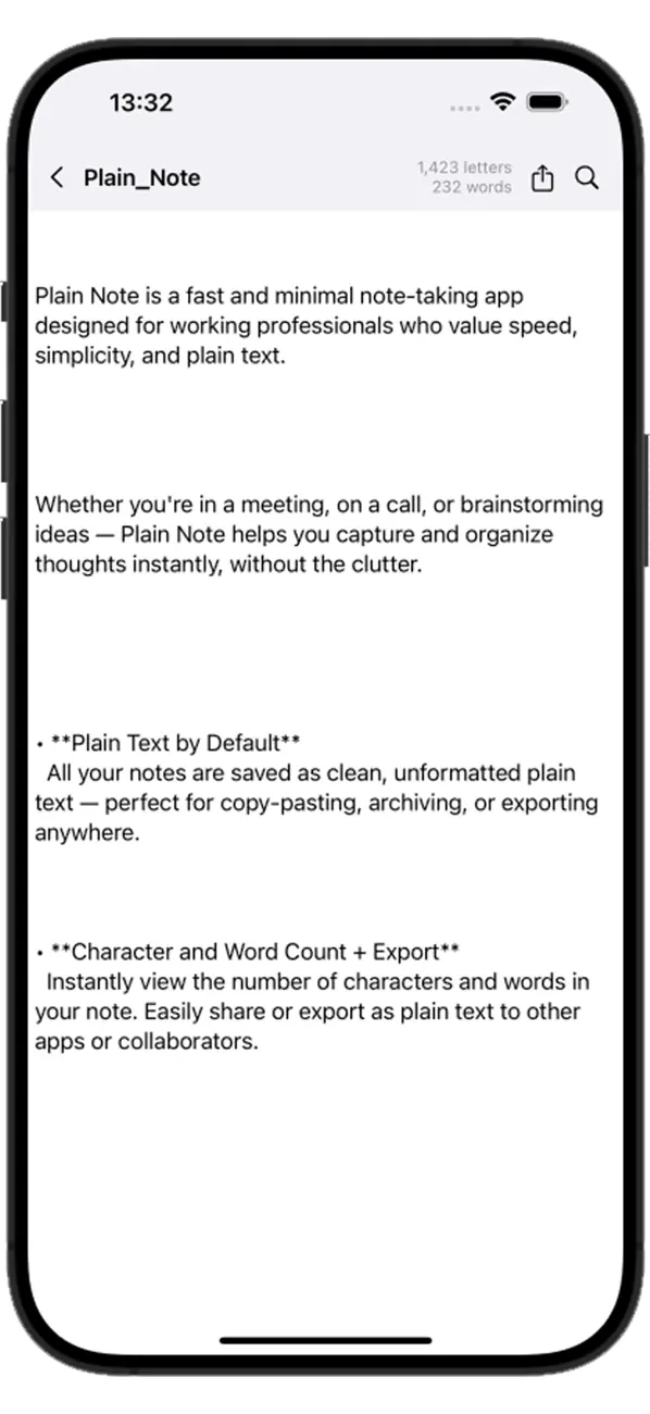 #2. Plain_Note (iOS) Ved: Sun Min Park