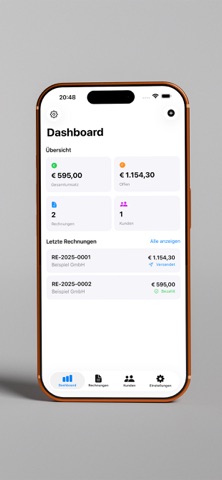 QuickBill iPhone screenshot