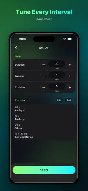 RoundBeat - WOD & Gym Timer screenshot 3