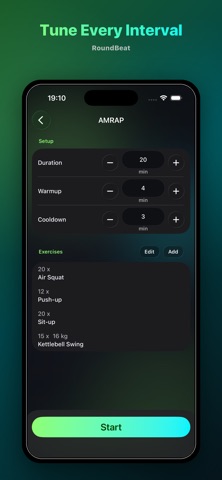 RoundBeat - WOD & Gym Timer screenshot