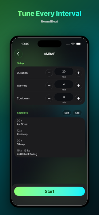 RoundBeat - WOD & Gym Timer Screenshot 3 of 6