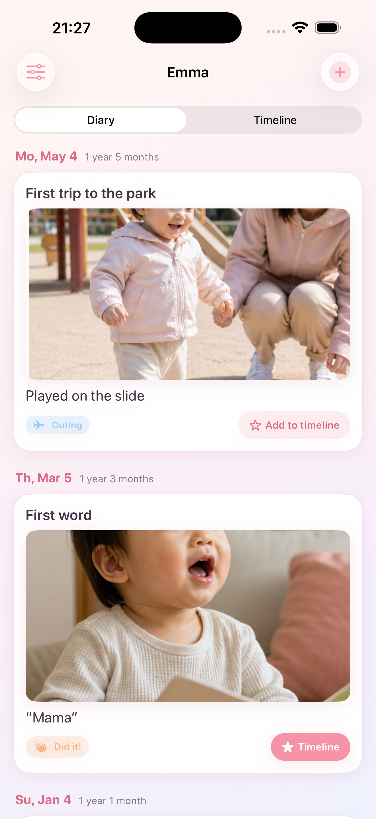 Kids Timelines
