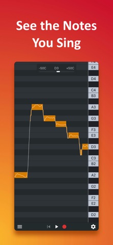 Nail the Pitch - Vocal Monitor app screenshot 2