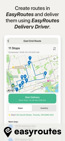 EasyRoutes Delivery Driver Screenshot 1 of 5