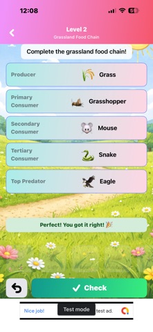 Food Chain Adventure iPhone screenshot