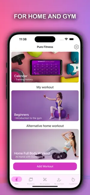 Fitness for Women: Home & Gym screenshot 2