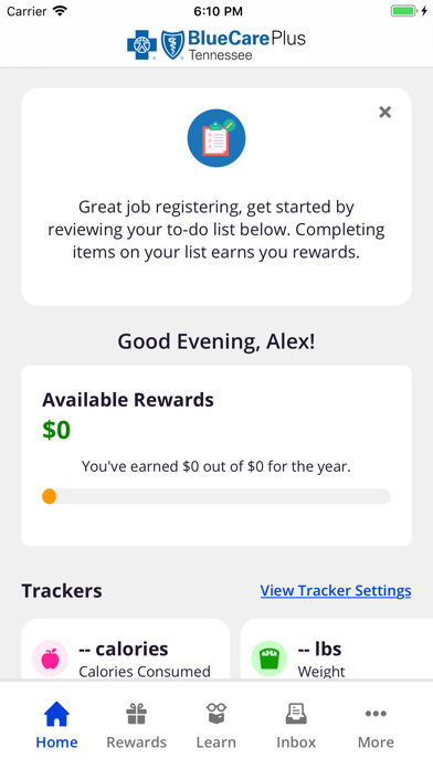 MyHealthy Rewards Screenshot