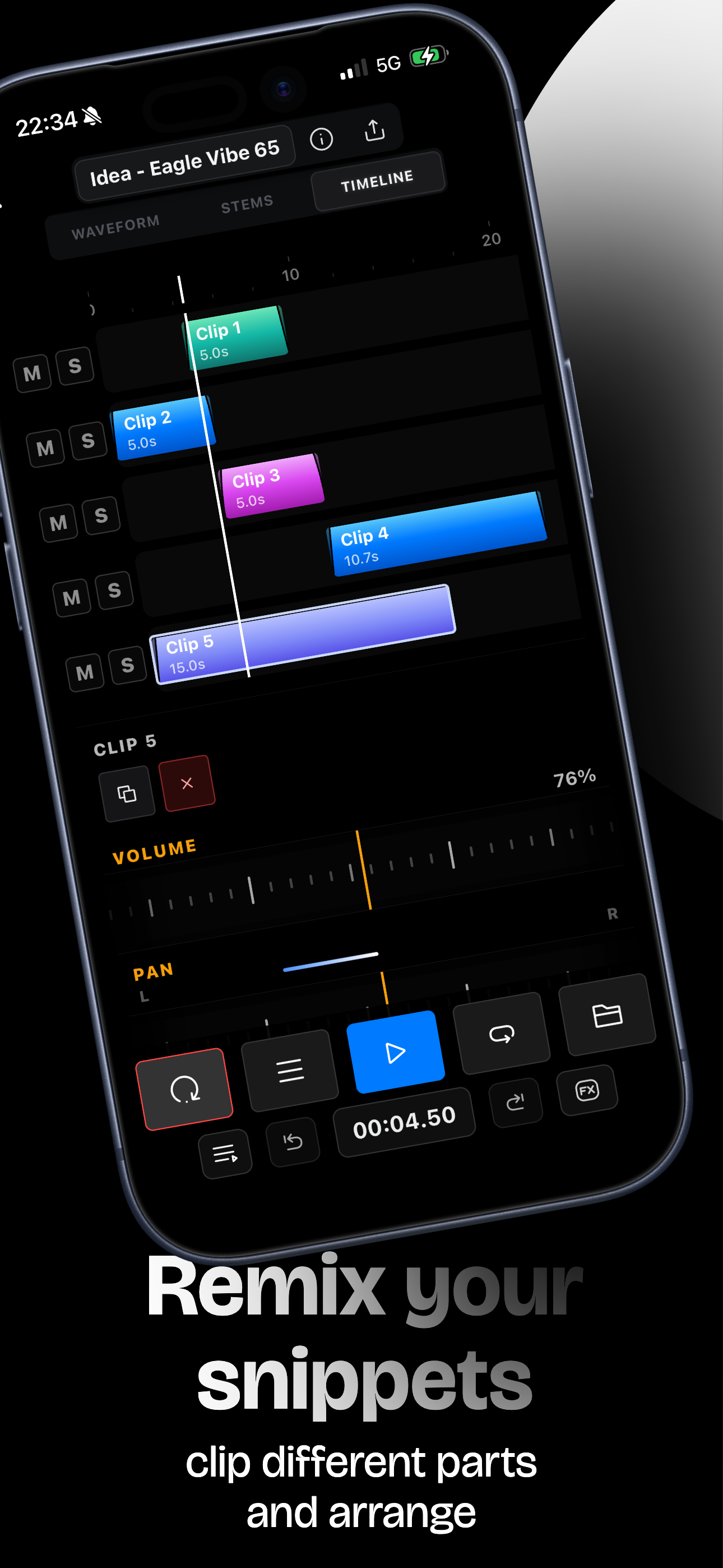 SnippetLoop - audio editor screenshot 4