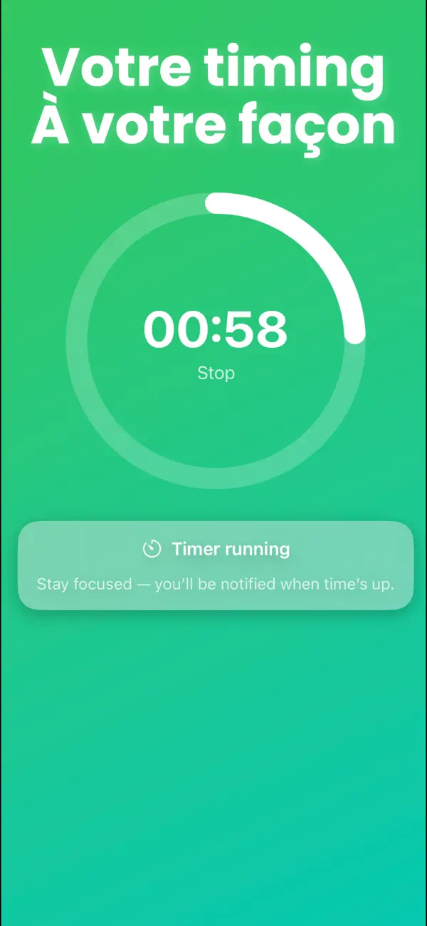 Screenshot #3 pour Minuteur à œufs - Application