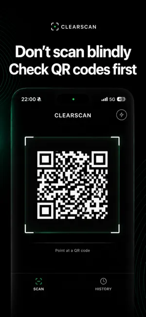 ClearScan: QR Scanner Safe screenshot 1