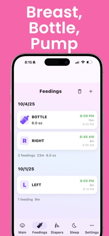 Baby Feed Tracker: Diaper Log screenshot