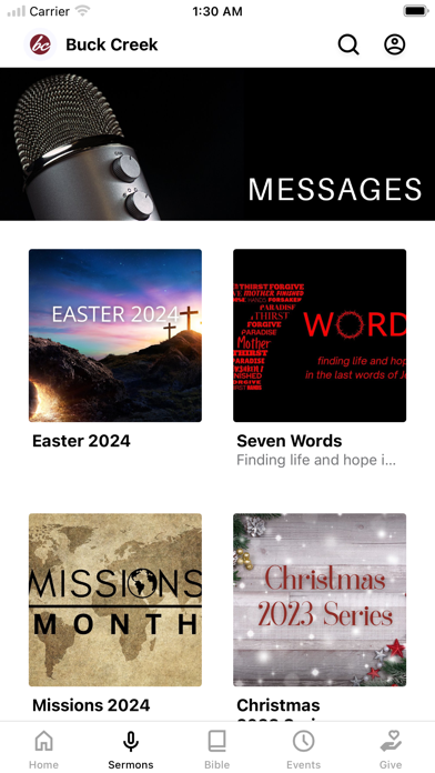 Buck Creek Church Screenshot