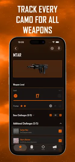 Capture d'écran de BO2 Camo Tracker sur iPhone 2