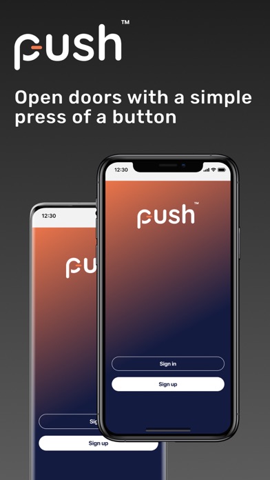 Push Door Opener iPhone screenshot 1 - Lifestyle app