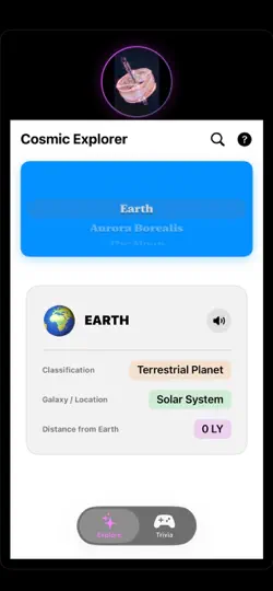 Captura de pantalla de Astrovex en iPhone 1
