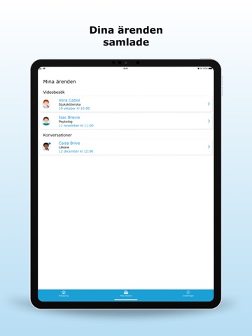 Digital mottagning iPad screenshot 10