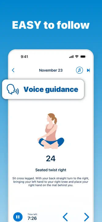 5 Minute Yoga Workouts: Screenshot 6 von 8
