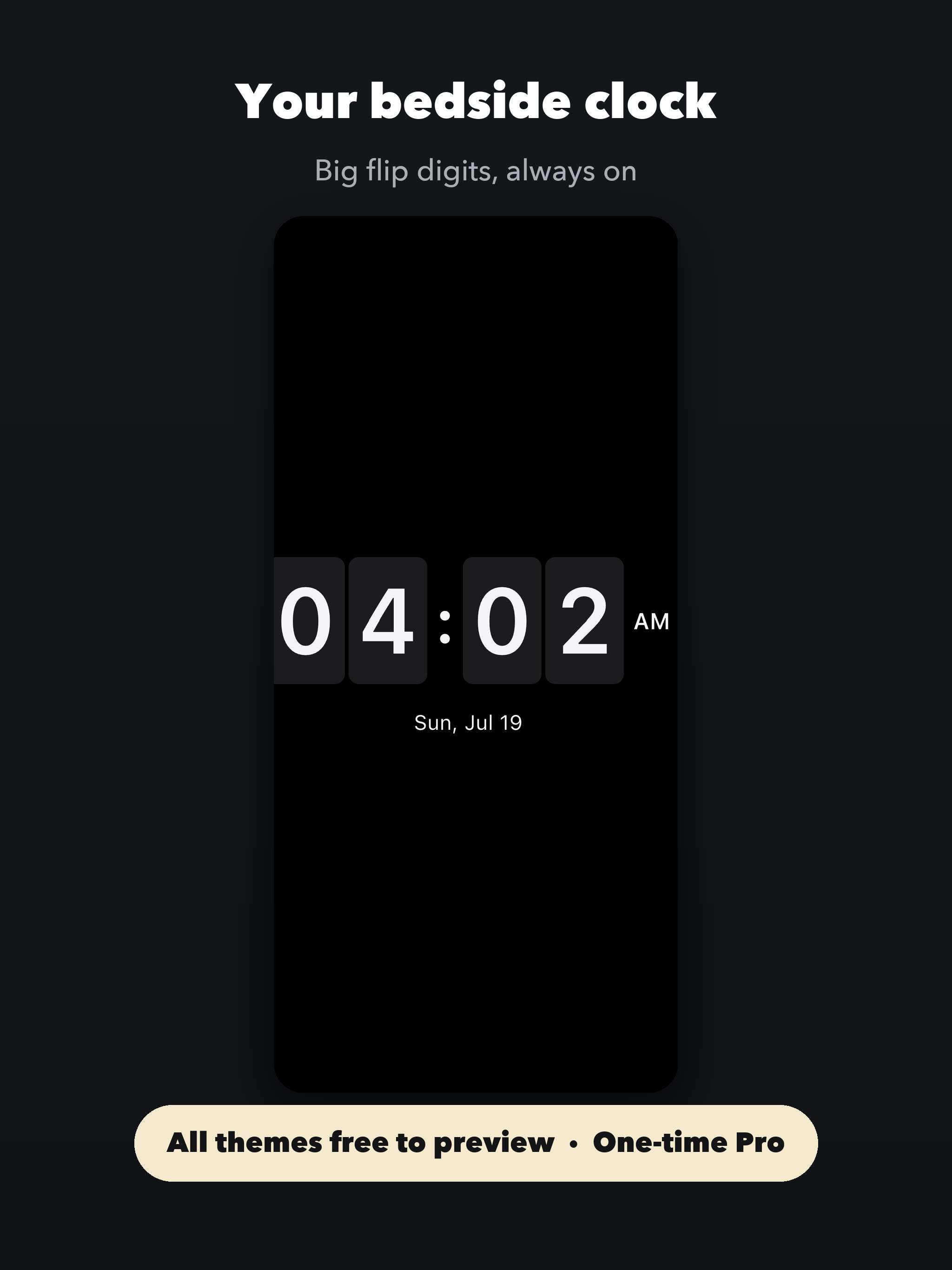 Flip Clock: Bedside Clock screenshot 6