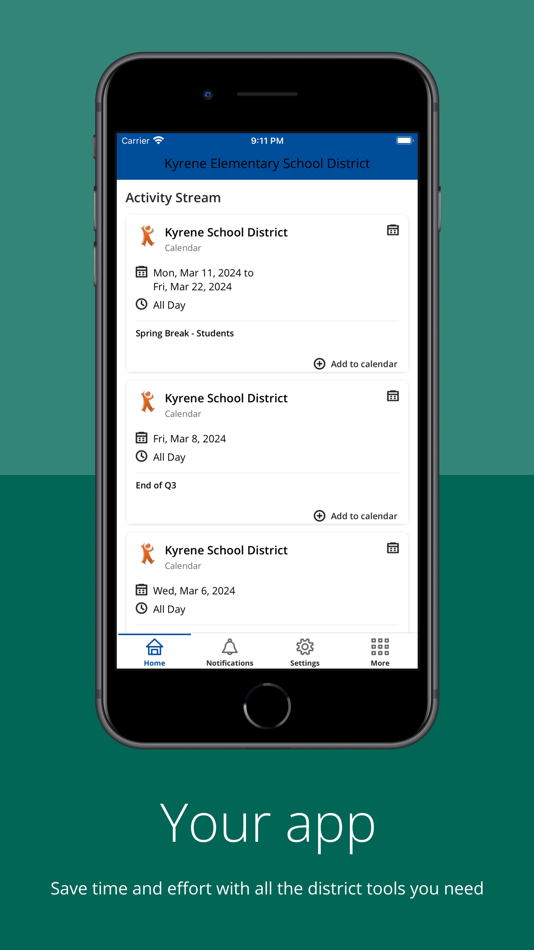 #1. Kyrene School District (iOS) Podle: Kyrene School District