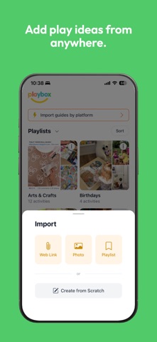 Playbox: Kids Activity Planner iPhone screenshot