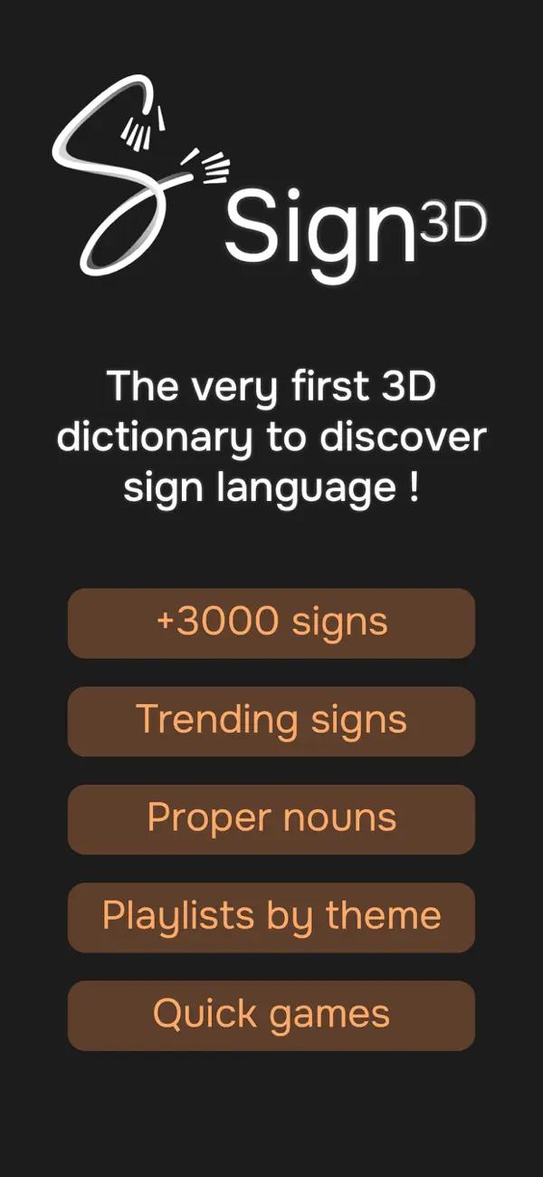 Screenshot #3 pour Sign3D - ASL