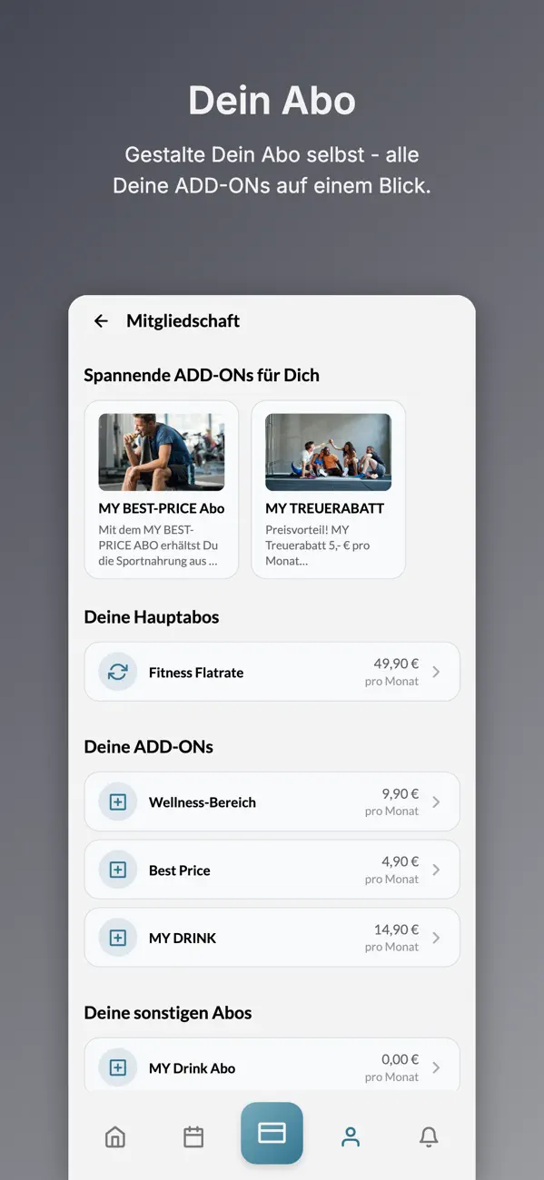 Screenshot #2 pour MYGYM Boutique