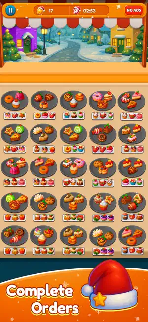 Christmas Treat Food Sort 3d screenshot 3