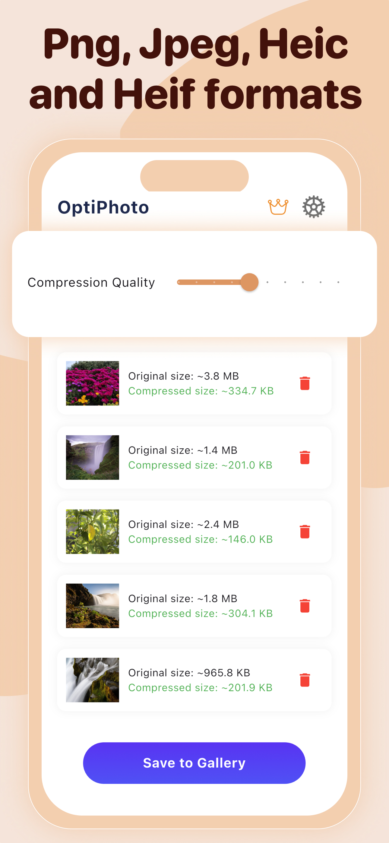 Image Compressor : OptiPhoto screenshot 3