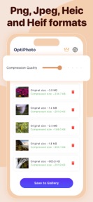 Compress Photos : OptiPhoto screenshot