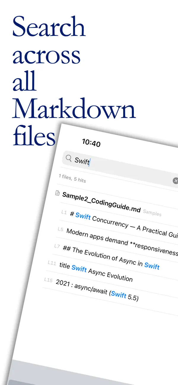 #4. Mdly – Markdown Viewer (iOS) Ved: Yuta Hoshina