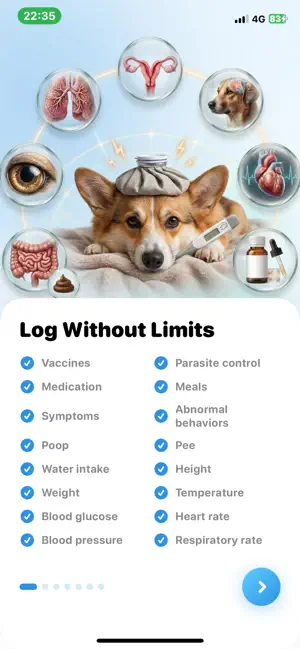 Dog Tracker: Pet Care Log screenshot 1