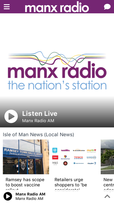 Screenshot #1 pour Manx Radio