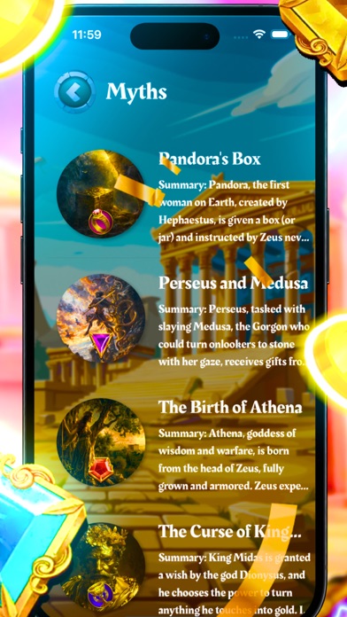 Gates of Olympus: Mythos Screenshot