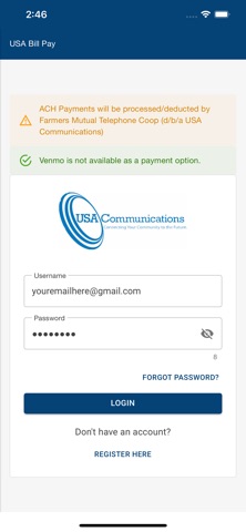 App screenshot
