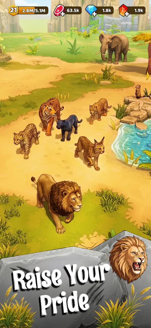 Safari Universe! iOS Mod IPA screenshot 1 - iOS game interface