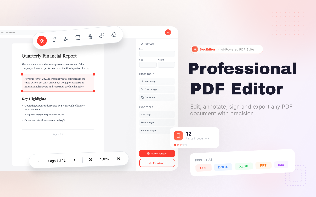 PDF Converter : Scanner Editor