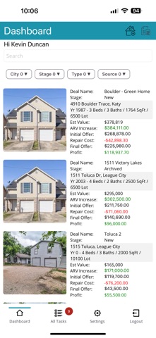 Investor Flip It App app screenshot