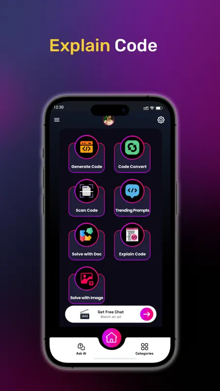 Vibe Code: AI Code Generator screenshot 7 of 7