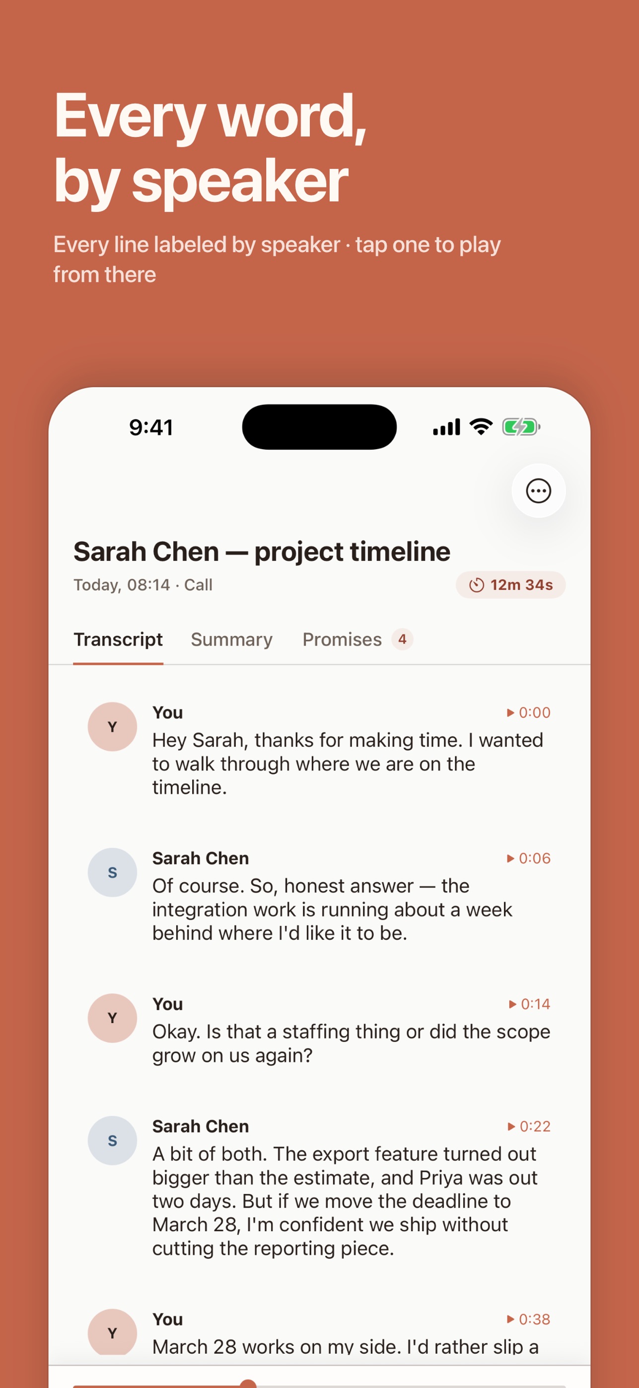 Screenshot 3 of CallCapture: AI Call Recorder