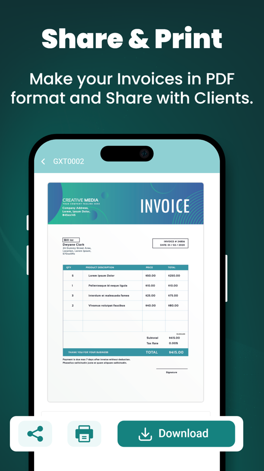 #7. Invoice Maker & Receipt App・ (macOS) 由: Asad Ahsan