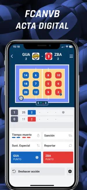 Federación Canaria de Voleibol screenshot 1