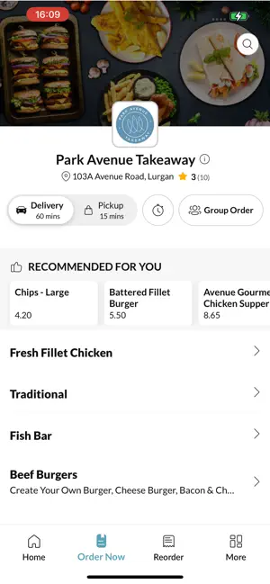 Park Avenue Takeaway Lurgan screenshot 2