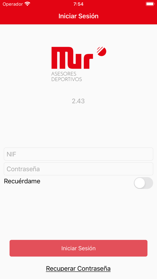 #1. Mur Asesores Deportivos (iOS) 由: ASESORAMIENTO Y DESARROLLO DE SISTEMAS INFORMATICOS SL