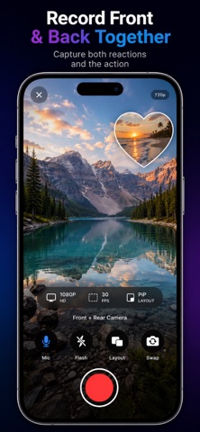 CamFusion: Live Dual Camera screenshot