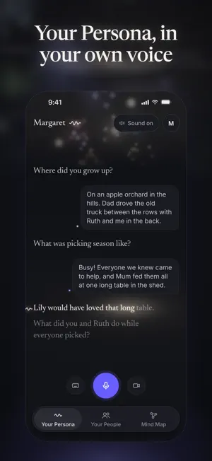 Afterlife AI: Voice Journal screenshot 1