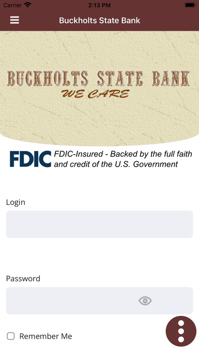 Buckholts State Bank Mobile Screenshot