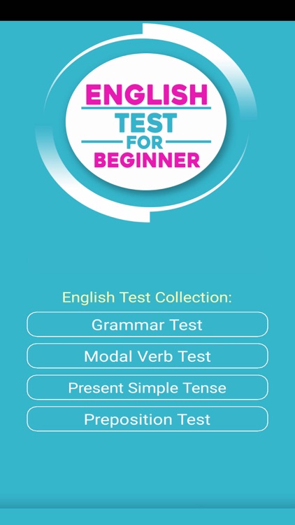 English test for beginner