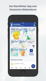 dwd warnwetter iphone screenshot 1