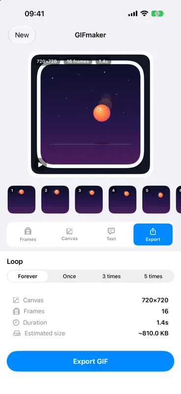 GIFmaker: GIF erstellen screenshot 4 of 5